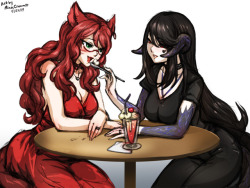   #543 FFXIV sweet date(client’s OCs) Commission meSupport