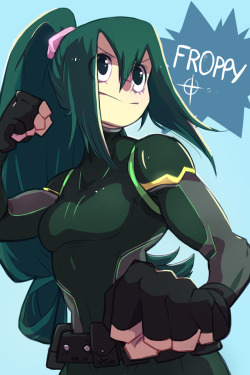 yume-jin: Impromptu livestream collab with @mto-art! Tsuyu is