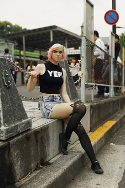 toastoat:  patrickfraserphotography:  Elsa in Tokyo.  toastoat