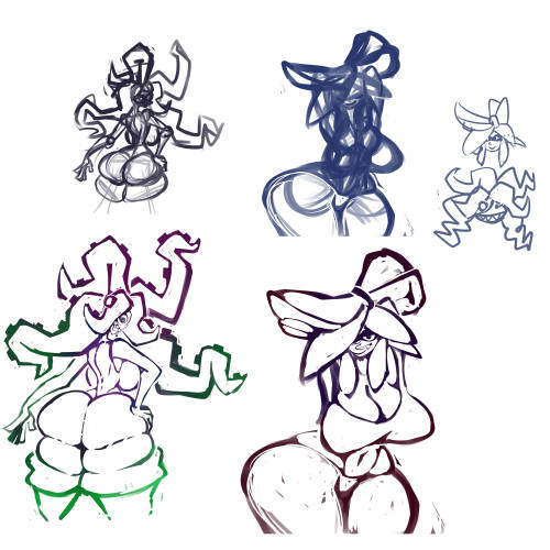 wolflance:  have some curvy cepholomoms i did for practice.