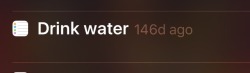 echolodreg:Reblog if you haven’t drank water in 146 days