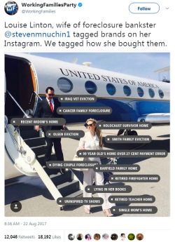 thetrippytrip: Louise Linton gets what she deserves on Twitter.Thanks