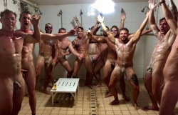 spycamfromguys:  So many dicks in the lockerroom! This is a nude