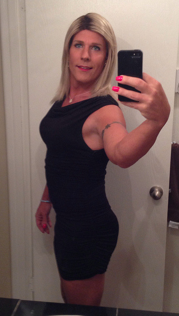 sissystockingsworld:  Cheeky little smile.  Very