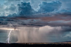 wonderous-world:  Santa Fe Thunderstorm | New Mexico, USA by  J.D.