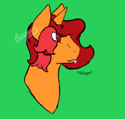 jaspersdreampool:For @not-safe-for-sile I find this orange bab