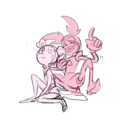 roposhipin: Spinel and Pink Pearl being friends more like: Welcome