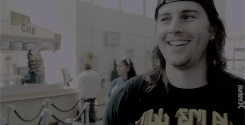 mshadowss:  M. Shadows with long hair, an appreciation gifset