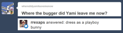 wheredidyamileavemenow:  Is my tail fluffy, Yami?