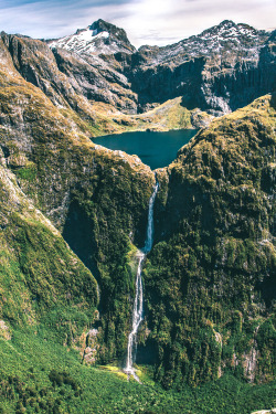 vitorcervi:  Sutherland Falls, Fiordland, New Zealand — by