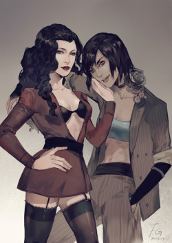 fish-ghost:  Korra & Asami