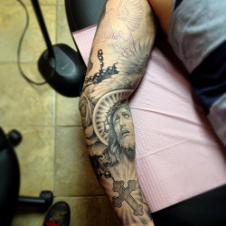 thievinggenius:  Tattoo done by Eric Marcinizyn. @ericmarcinizyn