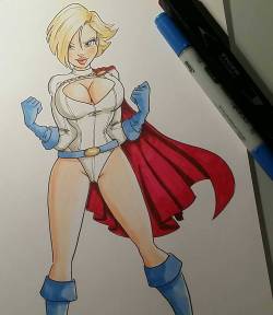 sarahconhache:  #power_girl   powerful~ ;9