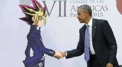 emotionalpajamapants:  the leader of our country meeting barak