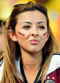 worldcup2014girls:  Delicious! Definitely the Girl of the Match