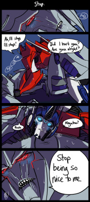 schandbringer:  Whenever Megatron wakes up, he remembers he’s