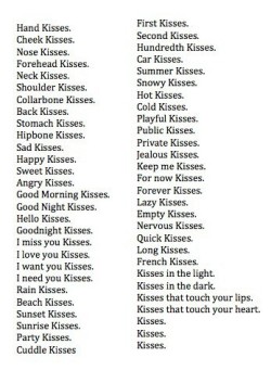 colour-in-the-lines:  Kisses kisses kisses!!! on We Heart It.