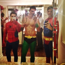 costumehunks:  spandextights:  Halloween 2013   Costumed Hunks