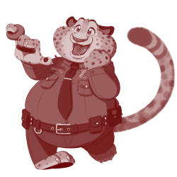 rworomeo:  Officer Benjamin Clawhauser, with a donut ring! From
