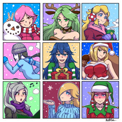 akairiot:  The Smash ladies are full of holiday spirit~ (except