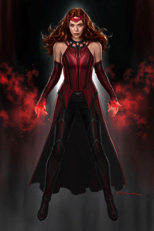 theavengers:  Scarlet Witch concept design for “WandaVision”