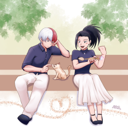 yelonis-art:   Todomomo Week 2018 Day 7: (Free)Couldn’t decide