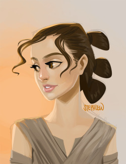 stephlewart:  Rey fanart~ 