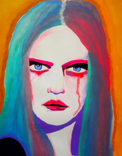 furples:  i painted this a month ago  