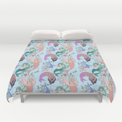 missbonniebunny:   Mermaid Paradise | duvet cover & pillows