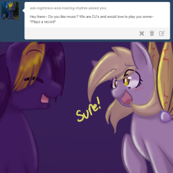 lost-derpy-hooves:   ponys- http://ask-aerosalt.tumblr.com/ http://ask-kevay.tumblr.com/