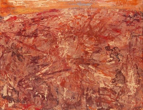 Jean Dubuffet (French, 1901-1985), L’Esplanade rose, 1953.