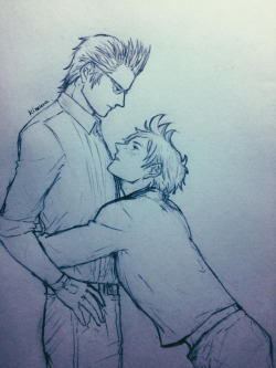 kimurachang:  [ Doodle ][ FFXV - Ignis & Prompto ]“May