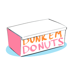 cheesecakes-by-lynx: Dunk’Em Donuts Joy so much joy <3