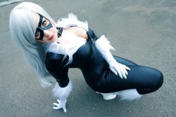 kana-cosplay:  Here’s my latest cosplay: Black Cat from Spider-man.