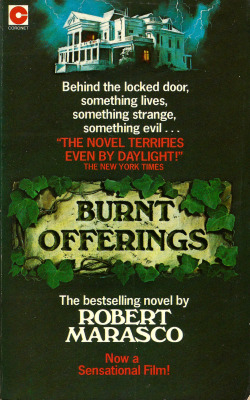 Burnt Offerings, by Robert Marasco (Coronet, 1977).From a charity
