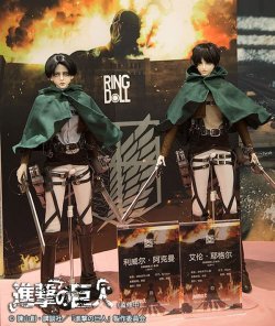 snkmerchandise: News: Levi & Eren Official Ringdolls Release