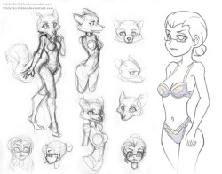  Miss Walters Concepts1,  art process. Here are some rough concepts