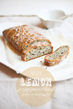vegan-yums:  Lemon poppy-seed loaf (Gluten free) / Recipe