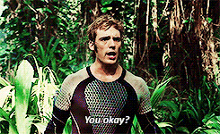 Katniss’s face in the last gif when she realizes that someone