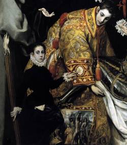 artdetails:  El Greco, Burial of the Count of Orgaz (detail),