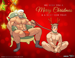 gay-art-and-more: men-in-art: Dong Saeng Happy Holidays from