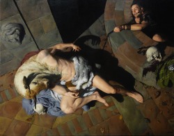 Theseus and the Minotaur. 2009. Paul Reid. Scottish. 1975 - oil