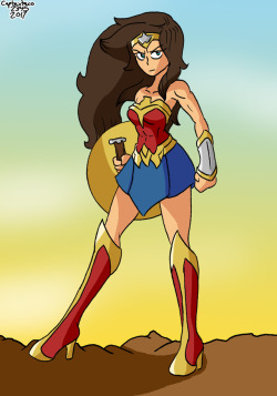 I’ve legitimately never drawn Wonder Woman before, so I figured