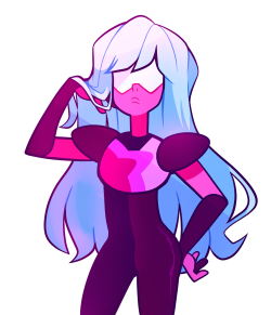 beriwinkles:  I like this idea of Garnet with Sapphireâ€™s hair 