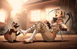 omar-dogan:  #ibuki #StreetFighter and #don her tanooki.  This