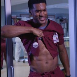 nbcnightshift:  Kenny’s abs stole the show!  Watch the latest