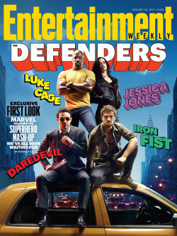 marvelheroes:@EW: #Daredevil, #LukeCage, #JessicaJones and #IronFist