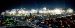 Kablam! (a พmillion fireworks display was put on in Kuwait