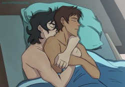 paladinspride:  Klance Week 2018 - Day 4 - Free DaySleepy Cuddles