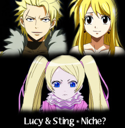 jaerinmiyasha:  Blonde Family? Fairy Tail’s Sting + Lucy =